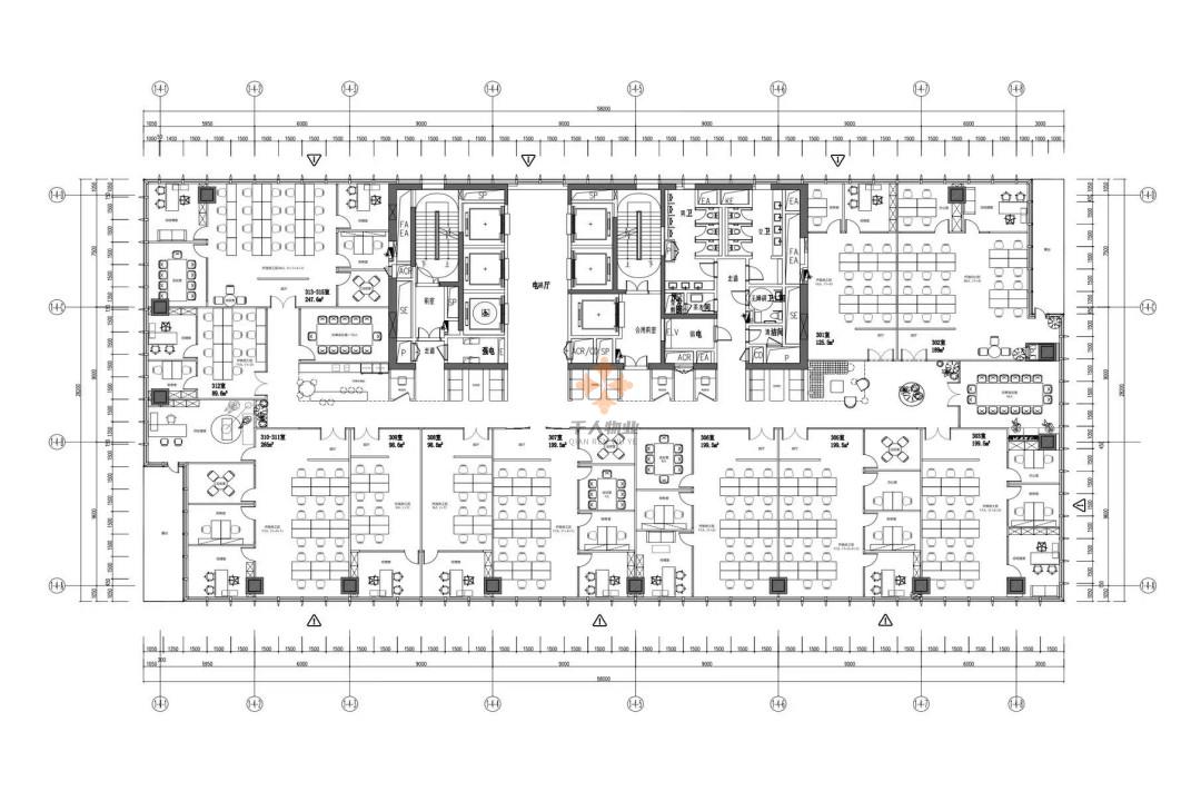 浦东 张江科学城数智天地·智慧岭 1600平米 标准装修
