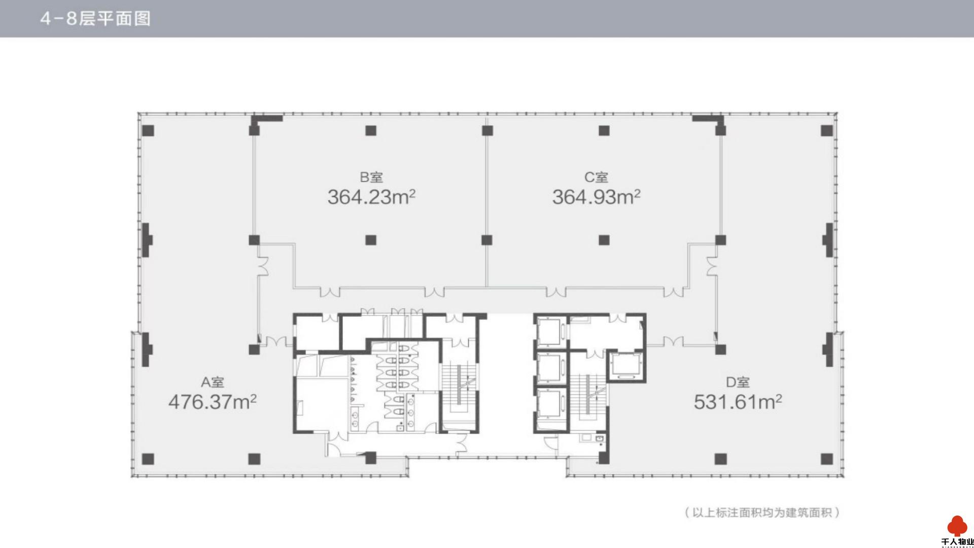 浦东 东方万国企业中心 1800平米 简装